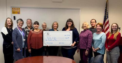 Friends of GCC receives $1000 from Rim Country Camera Club Group Photo