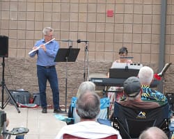 Bach N All performing at Music in the Garden 2023